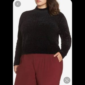 Plus Size Mock Neck Sweater